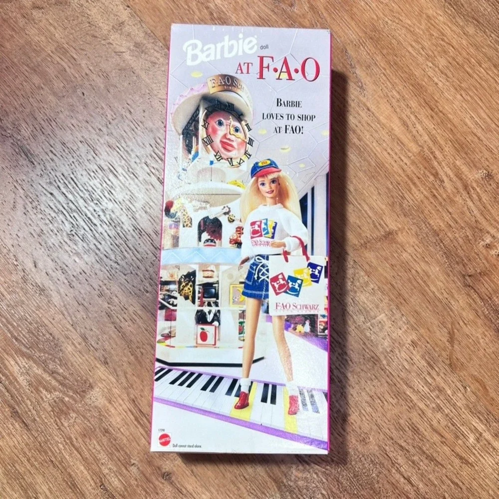 Mattel Barbie at FAO Schwarz Special Edition 1996‎ Doll 17298 New In Box